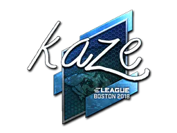 Sticker Kaze (Foil) | Boston 2018 - Preço e onde comprar no CS2
