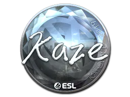 Sticker Kaze (Foil) | Katowice 2019 - Preço e onde comprar no CS2