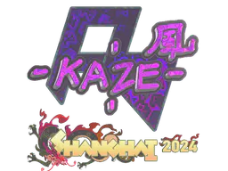 Sticker Kaze (Holo) | Shanghai 2024 - Preço e onde comprar no CS2