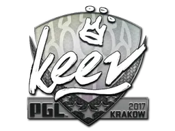 Sticker keev | Krakow 2017 - Preço e onde comprar no CS2