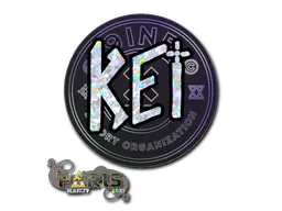 Sticker KEi (Glitter) | Paris 2023 - Preço e onde comprar no CS2