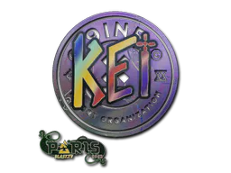 Sticker KEi (Holo) | Paris 2023 - Preço e onde comprar no CS2
