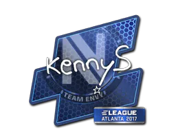 Sticker kennyS | Atlanta 2017 - Preço e onde comprar no CS2