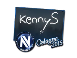 Sticker kennyS | Cologne 2015 - Preço e onde comprar no CS2