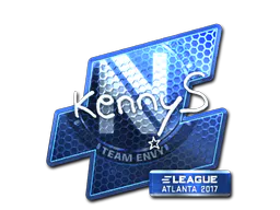 Sticker kennyS (Foil) | Atlanta 2017 - Preço e onde comprar no CS2