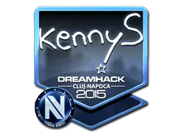 Sticker kennyS (Foil) | Cluj-Napoca 2015 - Preço e onde comprar no CS2
