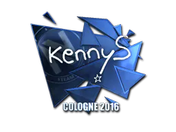 Sticker kennyS (Foil) | Cologne 2016 - Preço e onde comprar no CS2