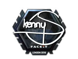 Sticker kennyS (Foil) | London 2018 - Preço e onde comprar no CS2