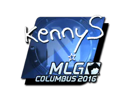 Sticker kennyS (Foil) | MLG Columbus 2016 - Preço e onde comprar no CS2