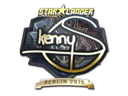 Sticker kennyS (Gold) | Berlin 2019 - Preço e onde comprar no CS2