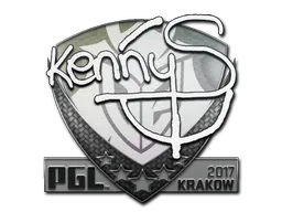Sticker kennyS | Krakow 2017 - Preço e onde comprar no CS2