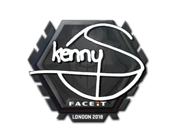 Sticker kennyS | London 2018 - Preço e onde comprar no CS2