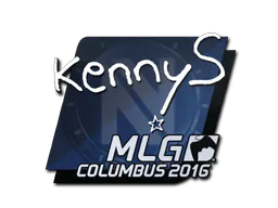 Sticker kennyS | MLG Columbus 2016 - Preço e onde comprar no CS2