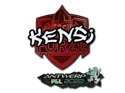 Sticker KENSi (Glitter) | Antwerp 2022 - Preço e onde comprar no CS2