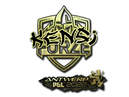 Sticker KENSi (Gold) | Antwerp 2022 - Preço e onde comprar no CS2