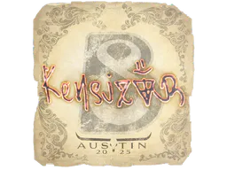 Sticker kensizor | Austin 2025 - Preço e onde comprar no CS2