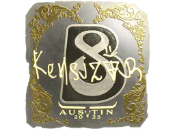 Sticker kensizor (Gold) | Austin 2025 - Preço e onde comprar no CS2