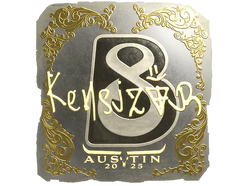 Sticker kensizor (Gold) | Austin 2025 - Preço e onde comprar no CS2
