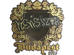 Sticker kensizor (Gold) | Budapest 2025 - Preço e onde comprar no CS2