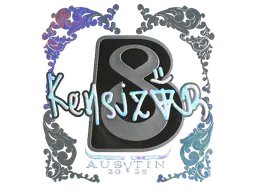 Sticker kensizor (Holo) | Austin 2025 - Preço e onde comprar no CS2