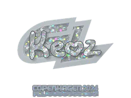 Sticker Keoz (Glitter) | Copenhagen 2024 - Preço e onde comprar no CS2