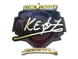 Sticker Keoz (Gold) | Berlin 2019 - Preço e onde comprar no CS2