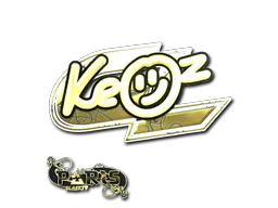 Sticker Keoz (Gold) | Paris 2023 - Preço e onde comprar no CS2