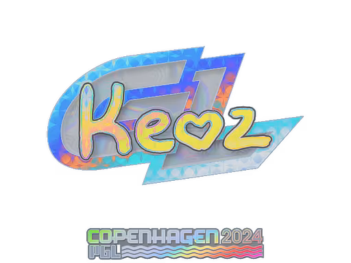 Sticker Keoz (Holo) | Copenhagen 2024 - Preço e onde comprar no CS2