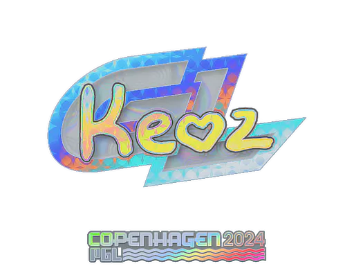 Sticker Keoz (Holo) | Copenhagen 2024 - Preço e onde comprar no CS2