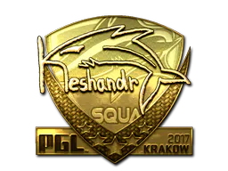 Sticker keshandr (Gold) | Krakow 2017 - Preço e onde comprar no CS2