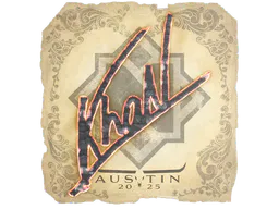 Sticker khaN | Austin 2025 - Preço e onde comprar no CS2