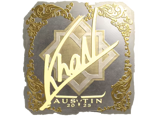Sticker khaN (Gold) | Austin 2025 - Preço e onde comprar no CS2