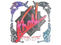 Sticker khaN (Holo) | Austin 2025 - Preço e onde comprar no CS2