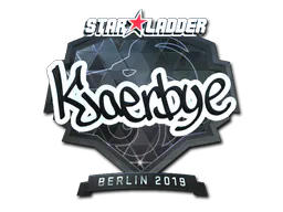 Sticker Kjaerbye (Foil) | Berlin 2019 - Preço e onde comprar no CS2