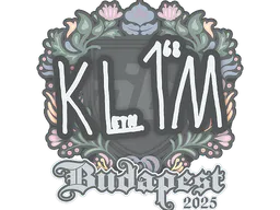 Sticker kl1m | Budapest 2025 - Preço e onde comprar no CS2