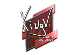 Sticker kNgV- | Boston 2018 - Preço e onde comprar no CS2