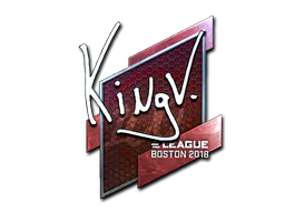 Sticker kNgV- (Foil) | Boston 2018 - Preço e onde comprar no CS2