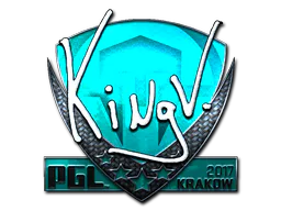 Sticker kNgV- (Foil) | Krakow 2017 - Preço e onde comprar no CS2