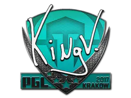 Sticker kNgV- | Krakow 2017 - Preço e onde comprar no CS2