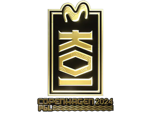 Sticker KOI (Gold) | Copenhagen 2024 - Preço e onde comprar no CS2