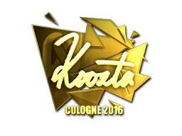 Sticker koosta (Gold) | Cologne 2016 - Preço e onde comprar no CS2