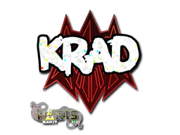 Sticker Krad (Glitter) | Paris 2023 - Preço e onde comprar no CS2