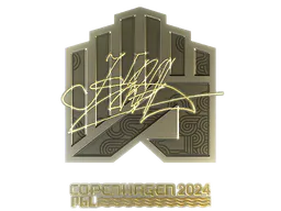 Sticker Krad (Gold) | Copenhagen 2024 - Preço e onde comprar no CS2