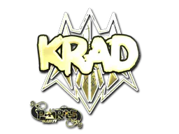 Sticker Krad (Gold) | Paris 2023 - Preço e onde comprar no CS2