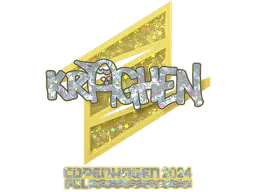 Sticker kraghen (Glitter) | Copenhagen 2024 - Preço e onde comprar no CS2