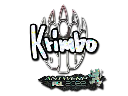 Sticker Krimbo (Glitter) | Antwerp 2022 - Preço e onde comprar no CS2