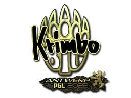 Sticker Krimbo (Gold) | Antwerp 2022 - Preço e onde comprar no CS2