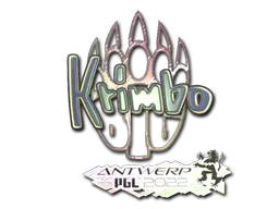 Sticker Krimbo (Holo) | Antwerp 2022 - Preço e onde comprar no CS2