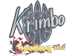 Sticker Krimbo (Holo) | Shanghai 2024 - Preço e onde comprar no CS2