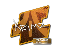 Sticker KRIMZ | Atlanta 2017 - Preço e onde comprar no CS2